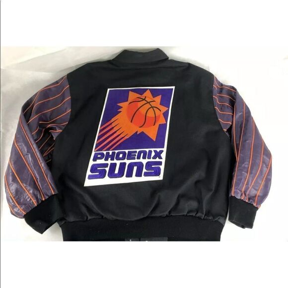NBA Phoenix  suns Jeff Hamilton varsity bomber vintage Kevin Durant bulls la - Picture 2 of 3